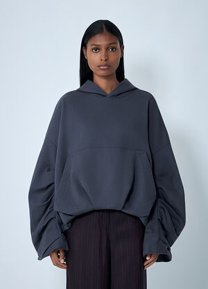 Dries Van Noten Hooded Cotton Sweatshirt Dark Grey dvn0262023