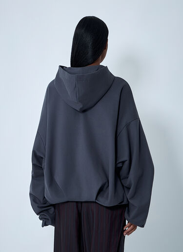 Dries Van Noten Hooded Cotton Sweatshirt Dark Grey dvn0262023