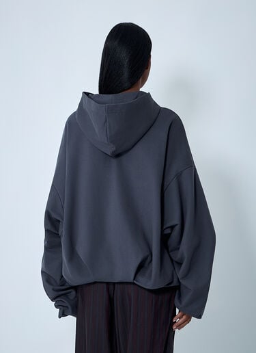 Hooded Cotton Sweatshirt Dries Van Noten Hooded Cotton Sweatshirt Dark Grey dvn0262023