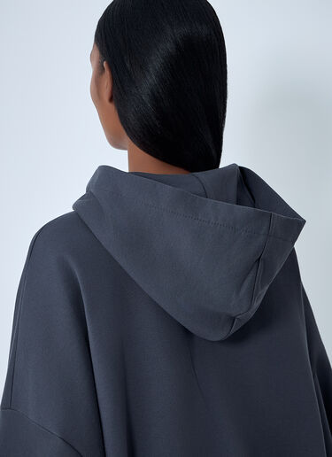 Hooded Cotton Sweatshirt Dries Van Noten Hooded Cotton Sweatshirt Dark Grey dvn0262023