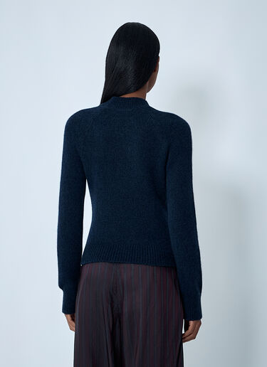 Wool-Blend Sweater Dries Van Noten Wool-Blend Sweater Navy dvn0262028