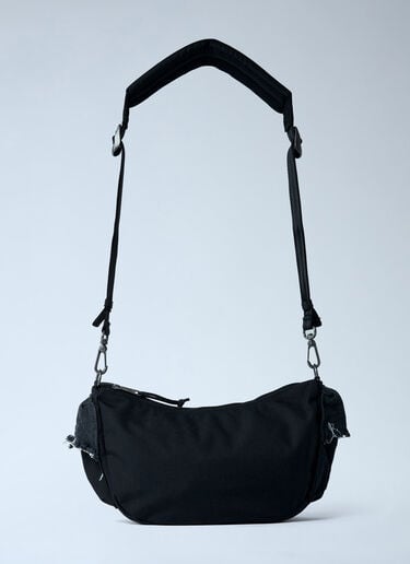 Distressed Logo Patch Shoulder Bag Diesel x Eastpak Distressed Logo Patch Shoulder Bag Black ead0362002