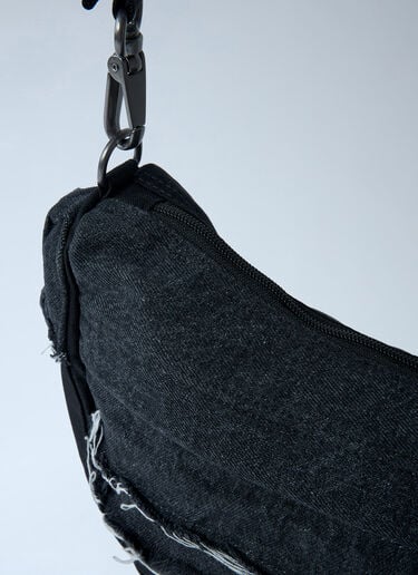 Distressed Logo Patch Shoulder Bag Diesel x Eastpak Distressed Logo Patch Shoulder Bag Black ead0362002