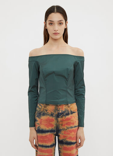 Portrait Top Eckhaus Latta Portrait Top Green eck0234005