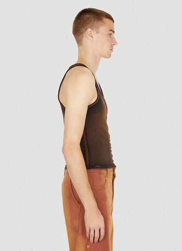 랩 탱크탑 Eckhaus Latta 랩 탱크탑 브라운 eck0351003