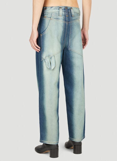 Eckhaus Latta 배기 진 블루 eck0351004