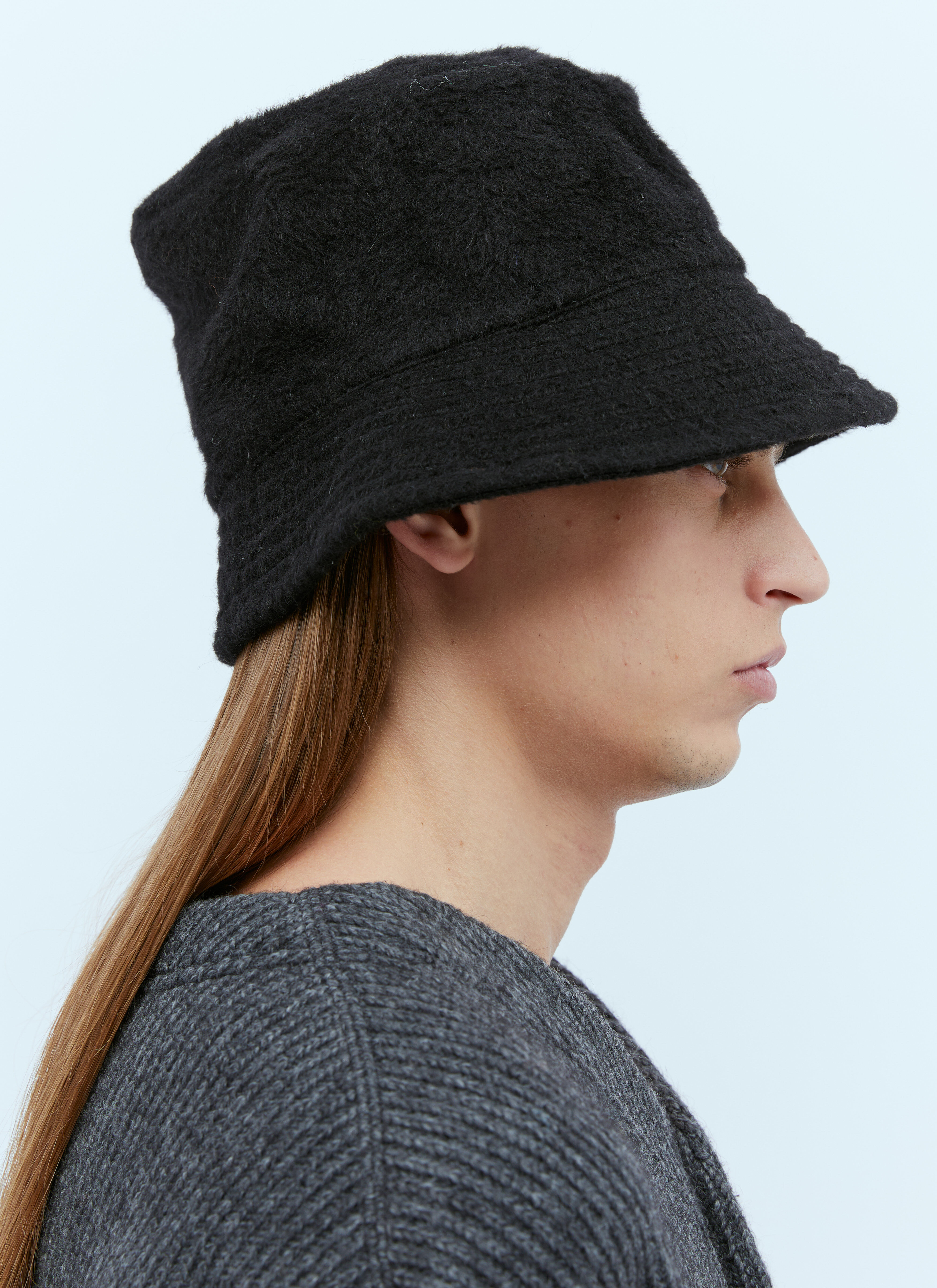 帽子 22AW Engineered Garments Bucket Hat Wool Engineered Garments Men's' Bucket Hat in Black | LN-CC®