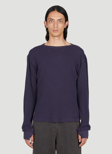 Entire Studios Thermal Long Sleeve T-Shirt Black ent0153026