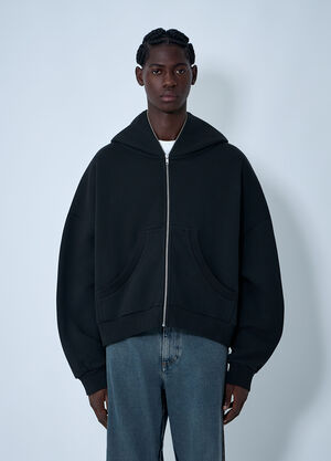 Entire Studios Eternal Zip-Up Hooded Sweatshirt Black ent0159004