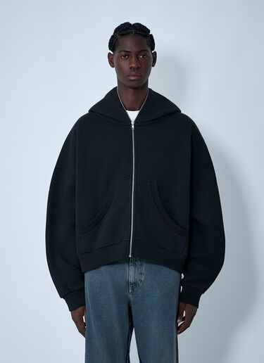 Eternal Zip-Up Hooded Sweatshirt Entire Studios Eternal Zip-Up Hooded Sweatshirt Black ent0159004