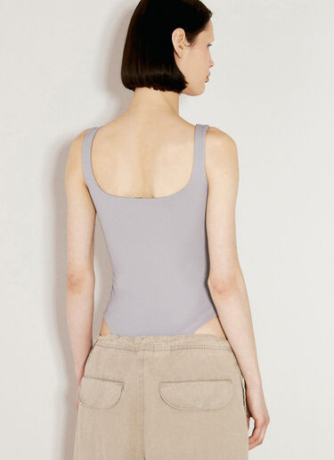 Square Neck Bodysuit Entire Studios Square Neck Bodysuit Grey ent0255021