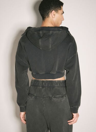 Washed Heavy Hooded Sweatshirt Entire Studios Washed Heavy Hooded Sweatshirt Black ent0353003