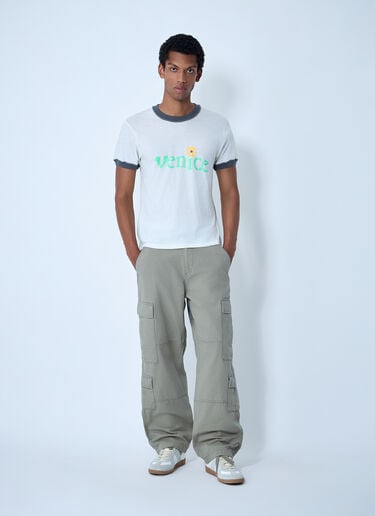 Logo Motif T-Shirt ERL Logo Motif T-Shirt White erl0156016