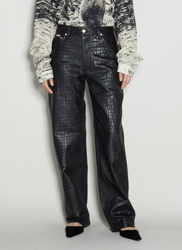 Benz Croco Pants Eytys Benz Croco Pants Black eyt0254001
