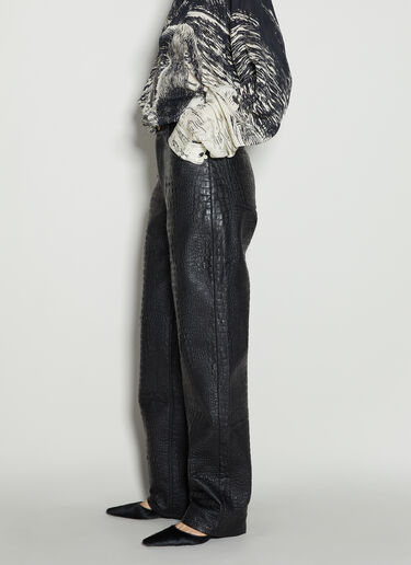 Benz Croco Pants Eytys Benz Croco Pants Black eyt0254001