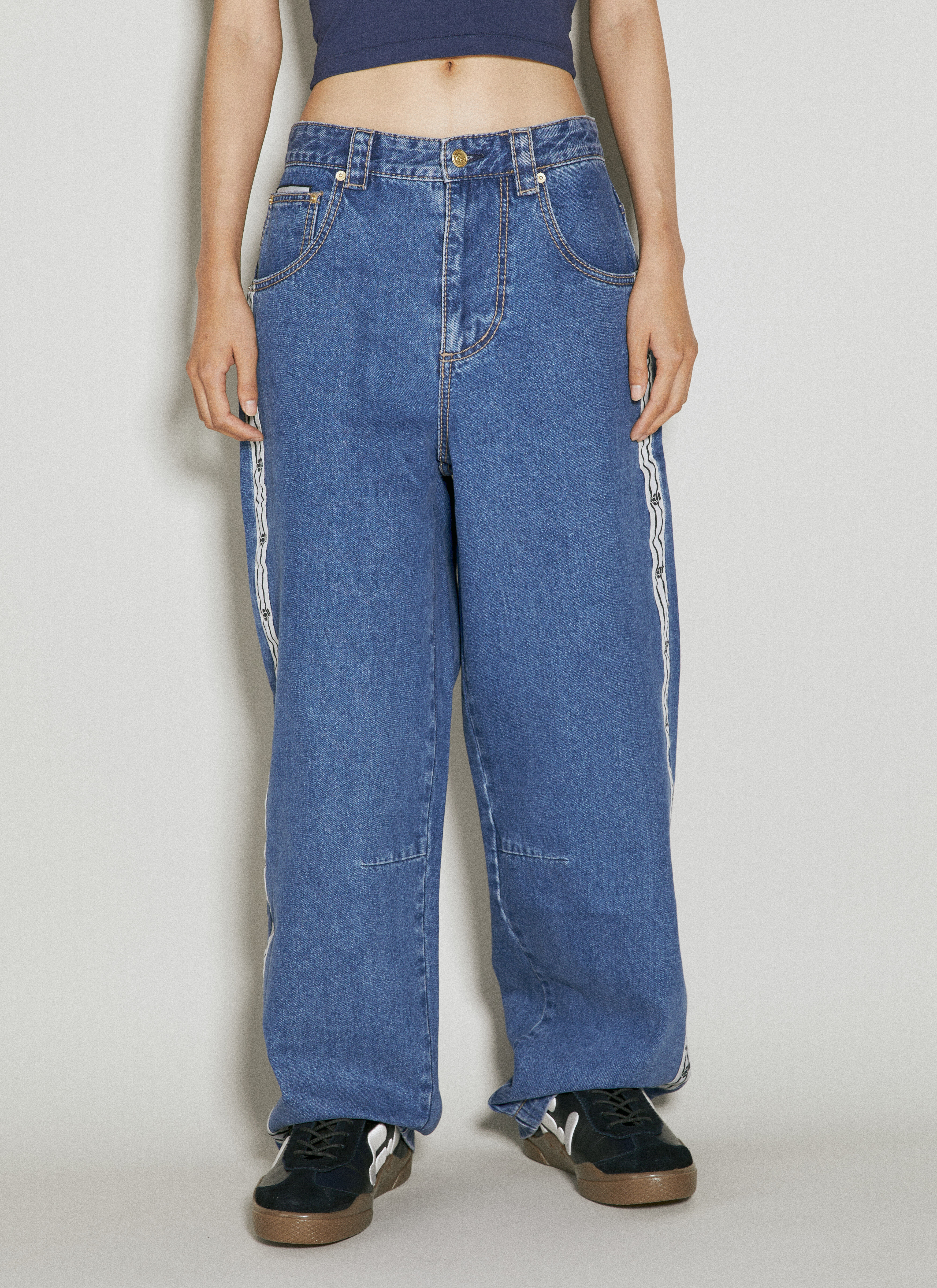 Eytys Women's' Titan Tape Jeans in Blue | LN-CC®
