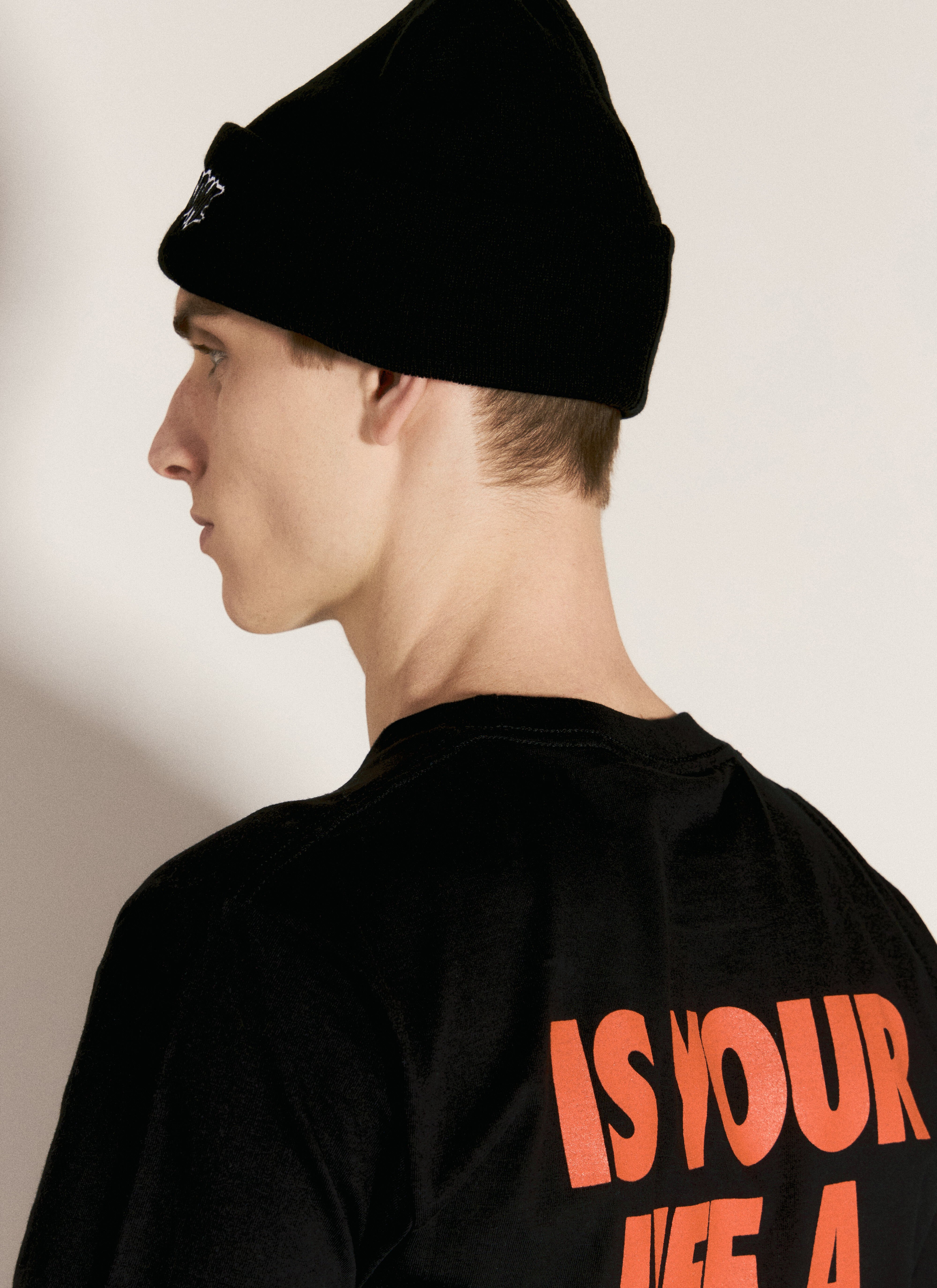 Fucking Awesome Men's' Stamp Cuff Beanie Hat in Black | LN-CC®