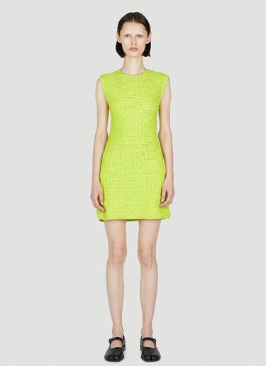 Open Back Mini Dress GANNI Open Back Mini Dress Green gan0252005