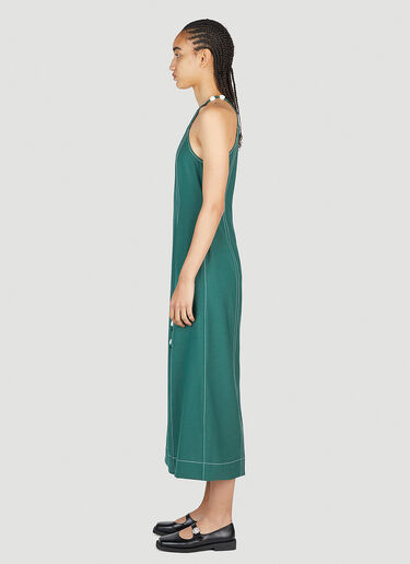 Melange Maxi Dress GANNI Melange Maxi Dress Green gan0253073