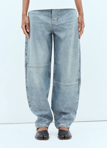 Sparkle Stary Jeans GANNI Sparkle Stary Jeans Blue gan0256055