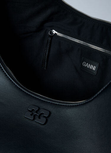 XXL Hobo Shoulder Bag GANNI XXL Hobo Shoulder Bag Black gan0262020