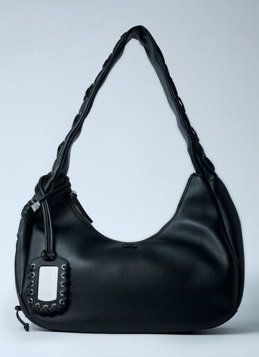 Medium Hobo Lace Shoulder Bag GANNI Medium Hobo Lace Shoulder Bag Black gan0262023