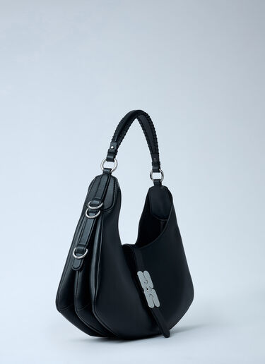 Small Kat Silver Shoulder Bag GANNI Small Kat Silver Shoulder Bag Black gan0262026