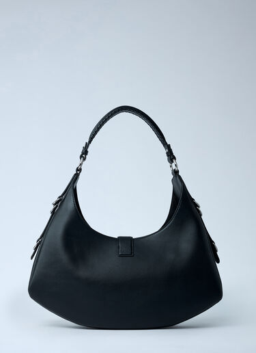 Small Kat Silver Shoulder Bag GANNI Small Kat Silver Shoulder Bag Black gan0262026