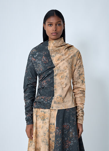 Ruched Top GANNI Ruched Top Beige gan0262033