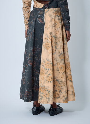 Midi Circle Skirt GANNI Midi Circle Skirt Beige gan0262034
