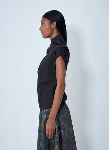 Ruched Top GANNI Ruched Top Black gan0262036