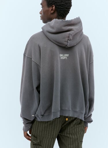 Gallery Dept. 90'S Recycle Hooded Sweatshirt Grey gdp0150037