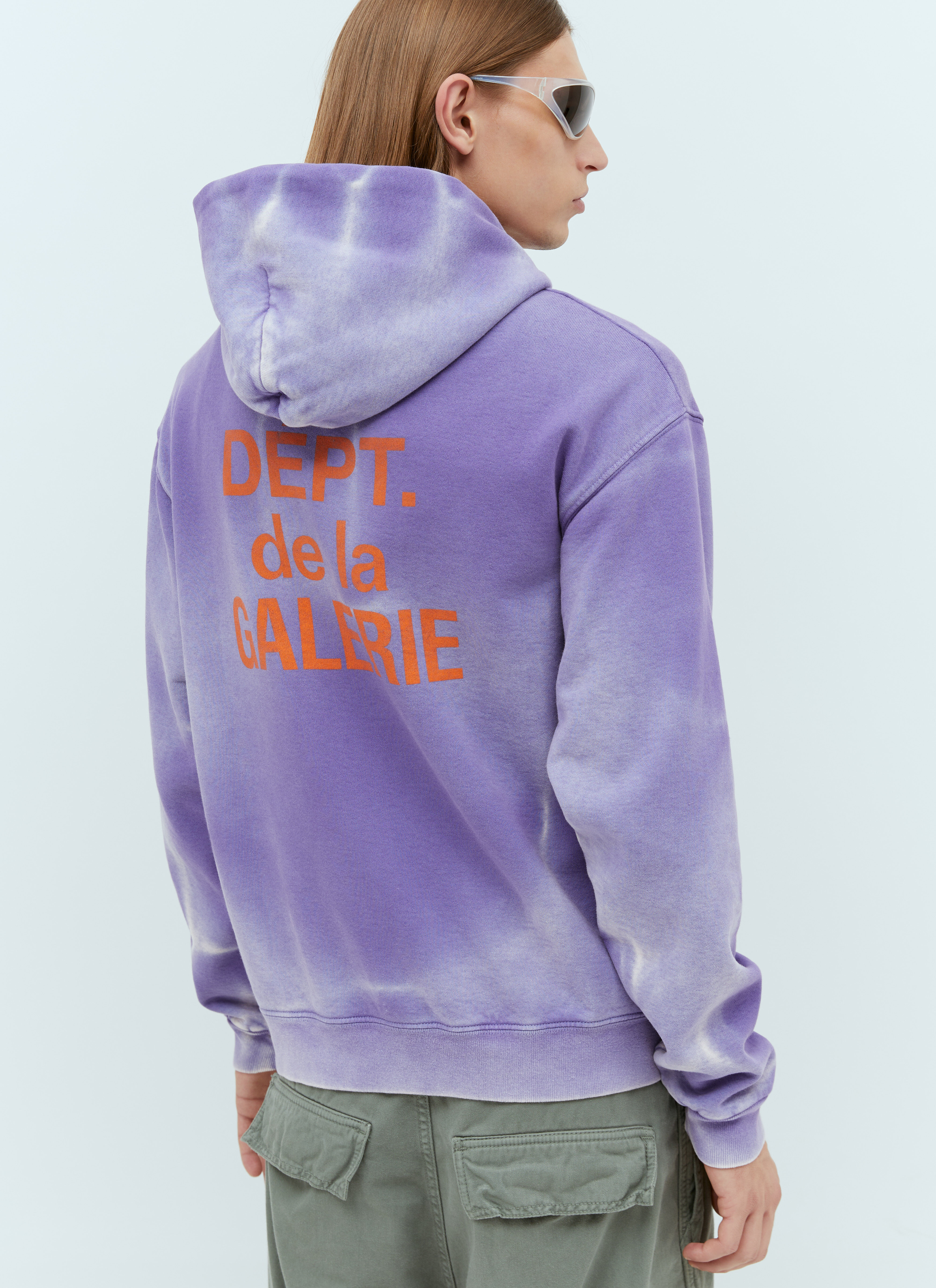 GALLERY DEPT ジップアップパーカー S  パープル Gallery Dept. Men's' French Zip Hooded Sweatshit in Purple