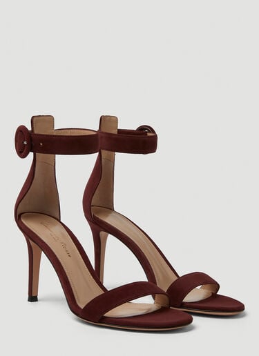 Portofino 105 高跟鞋 Gianvito Rossi Portofino 105 高跟鞋 酒红 gia0249027