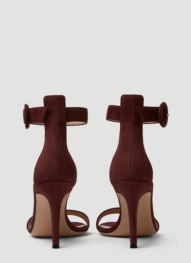 Portofino 105 高跟鞋 Gianvito Rossi Portofino 105 高跟鞋 酒红 gia0249027