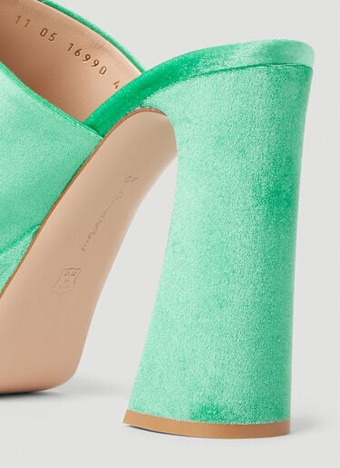 Holly High Heel Mules Gianvito Rossi Holly High Heel Mules Green gia0251014