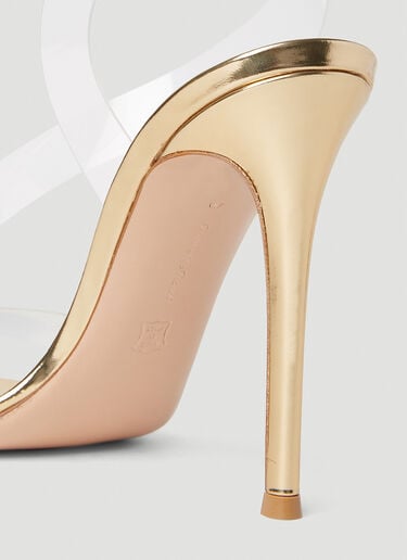 메트로폴리스 하이힐 샌들 Gianvito Rossi 메트로폴리스 하이힐 샌들 골드 gia0252008