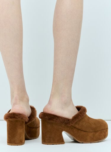 Lys Suede Clogs Gianvito Rossi Lys Suede Clogs Brown gia0255001