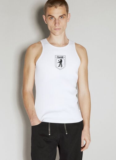 Logo Print Tank Top GmbH Logo Print Tank Top White gmb0156004