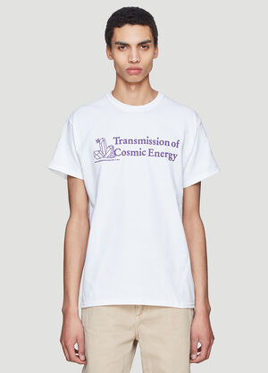 Good Morning Tapes Transmission T-Shirt White gmt0335003