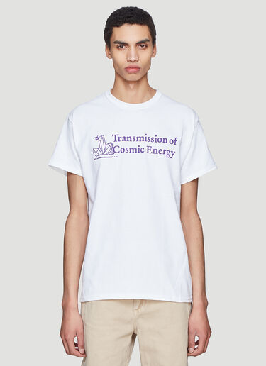 Good Morning Tapes Transmission T-Shirt White gmt0335003
