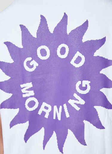 Good Morning Tapes Transmission T-Shirt White gmt0335003