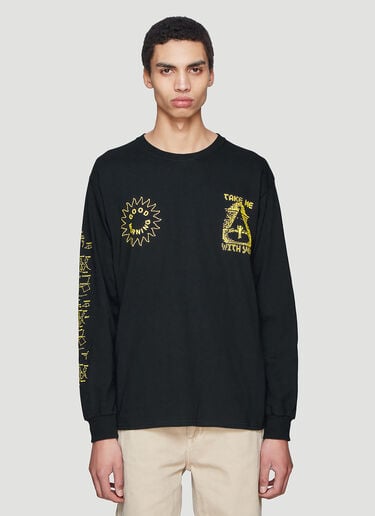 Long Sleeve Take Me With You T-Shirt Good Morning Tapes Long Sleeve Take Me With You T-Shirt Black gmt0335005