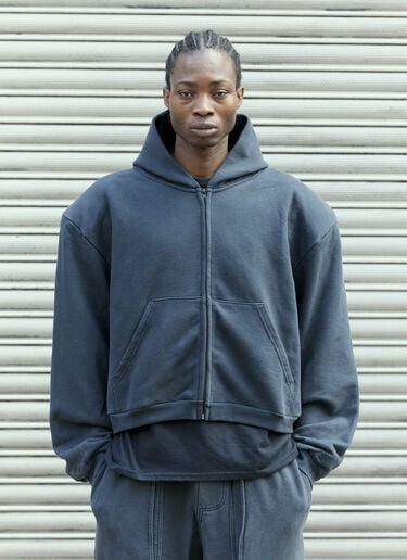 Shoulder Pad Hooded Sweatshirt GREG ROSS Shoulder Pad Hooded Sweatshirt Black grr0157008