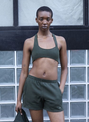 Raw Cut Bra Top GREG ROSS Raw Cut Bra Top Green grr0257001