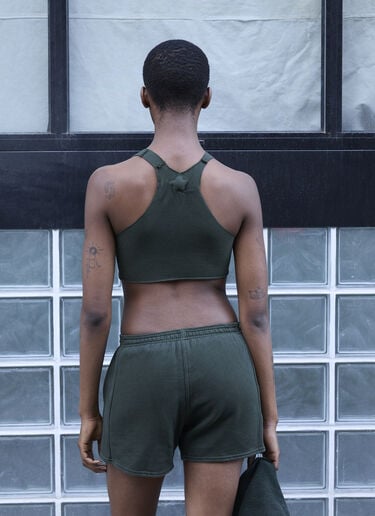 Raw Cut Bra Top GREG ROSS Raw Cut Bra Top Green grr0257001