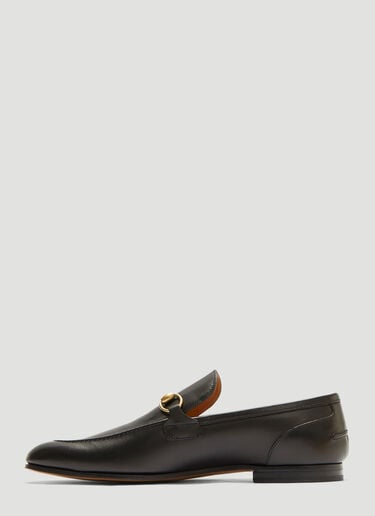 Jordaan Leather Loafers Gucci Jordaan Leather Loafers Black guc0132039