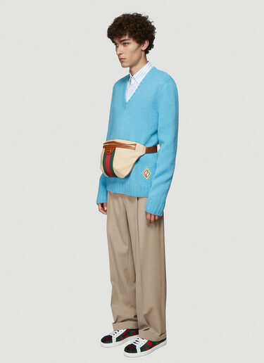 로고 패치 스웨터 Gucci 로고 패치 스웨터 Blue guc0137022