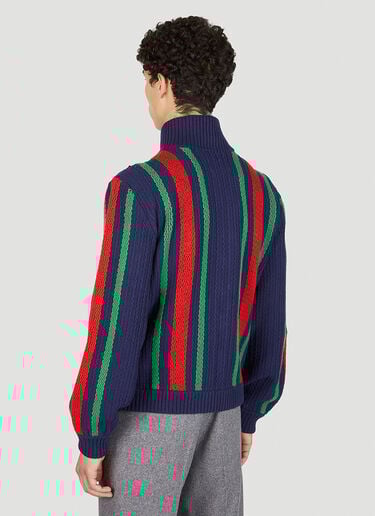 웹 봄버 재킷 Gucci 웹 봄버 재킷 다크 블루 guc0151036