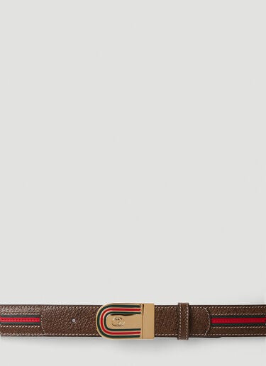 Interlocking G Belt Gucci Interlocking G Belt Brown guc0151099